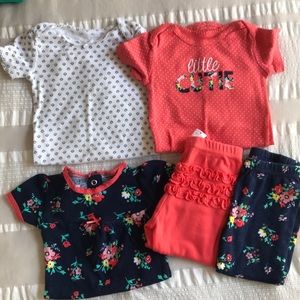 Just One You by Carter’s Set 3 onesies 2 leggings